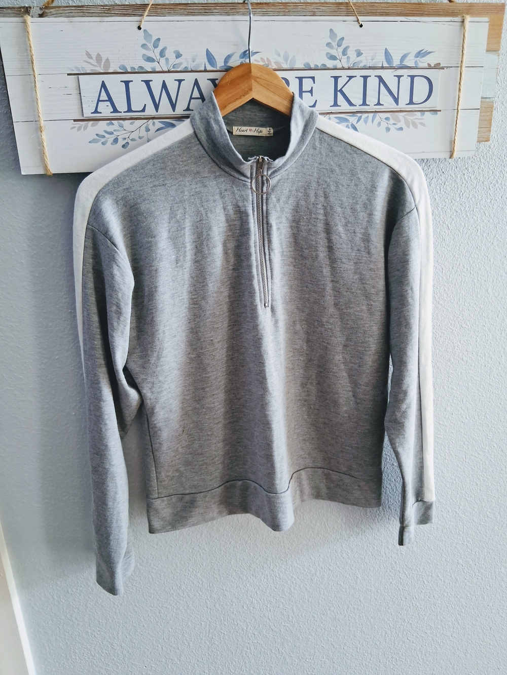 Zip-up Pullover Top